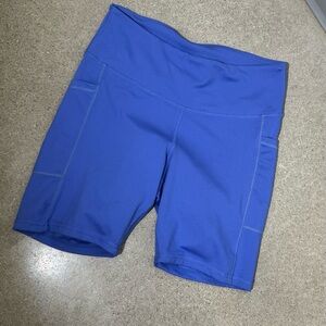 Jessica Simpson Vibrant Blue Bike Shorts